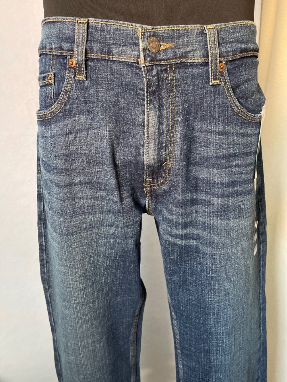 Denizen from Levi’s Dark Wash 285 Relaxed Fit Jeans 42X30 NWT - Picture 2 of 11
